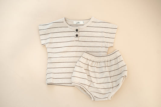 Mini Waffle Tee & Short Set